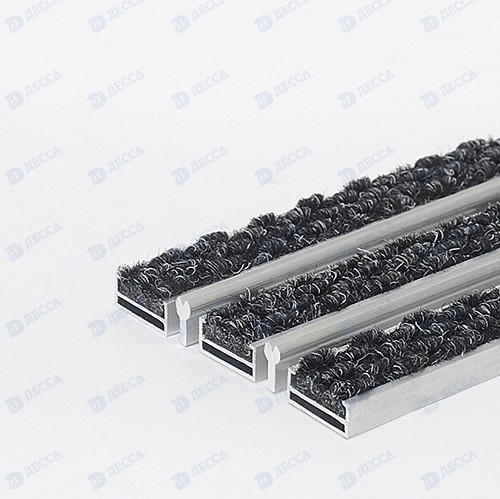 Алюминиевые грязезащитные решетки ST17 (Ворс - Скребок)