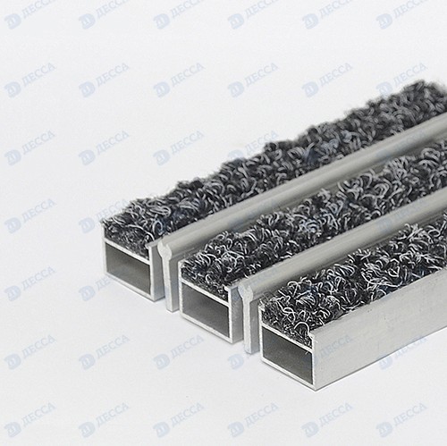 Алюминиевые грязезащитные решетки ST26 (Ворс - Скребок)