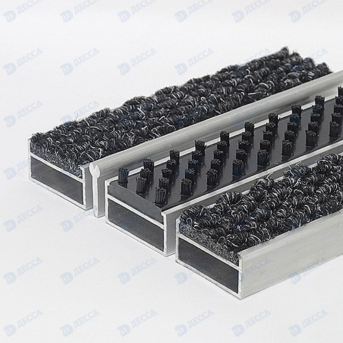 Алюминиевые грязезащитные решетки BK40 H26 (Ворс - Щетка - Скребок)