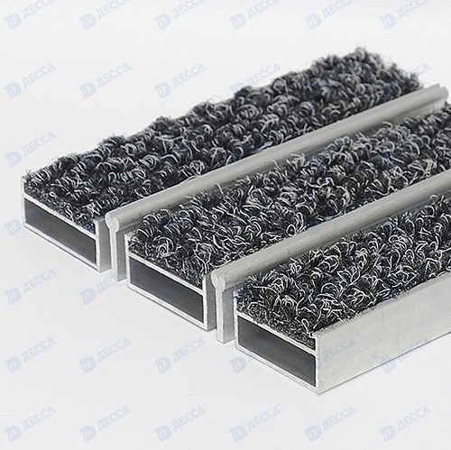 Алюминиевые грязезащитные решетки BK40 H26 (Ворс - Скребок)