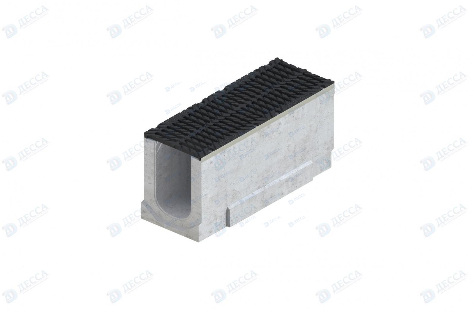 Комплект: ЛВ MAXI -30.43.45- бетонный с решеткой водоприемной ВЧ-50 кл.E (щелевой)